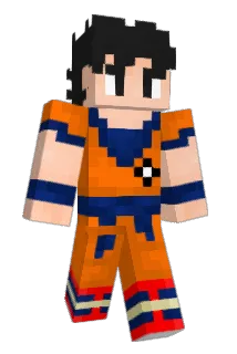 DiamondMinerGold Minecraft avatar full body