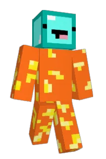 DiamondOverLava Minecraft avatar full body