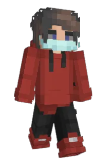 DieFFP2Maske Minecraft avatar full body