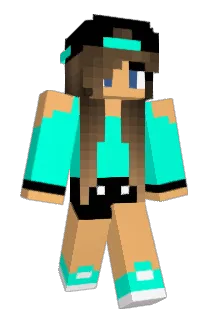 DieTess Minecraft avatar full body