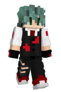 DileRVtuber Minecraft avatar full body