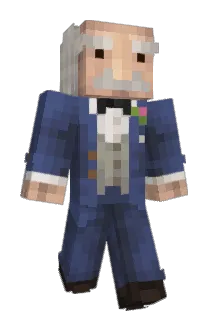 Diskmaskinen Minecraft avatar full body