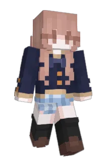 Dislexica_ Minecraft avatar full body