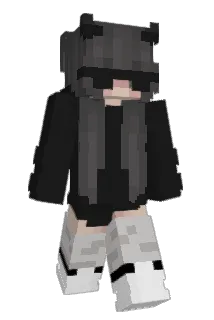 Dismaged Minecraft avatar full body