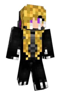 Disorientated Minecraft avatar full body