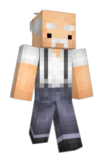 Dissgruntled Minecraft avatar full body