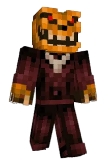 Dissolves Minecraft avatar full body