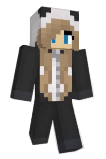 DivPanda Minecraft avatar full body