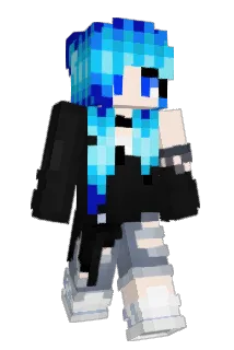 DjLightBlue Minecraft avatar full body