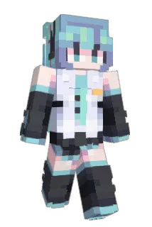 Dkuroneko Minecraft avatar full body