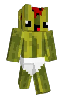 Doblado Minecraft avatar full body