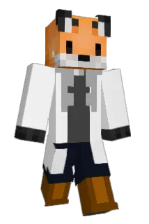 DocFox Minecraft avatar full body