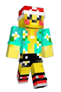 DonPika Minecraft avatar full body