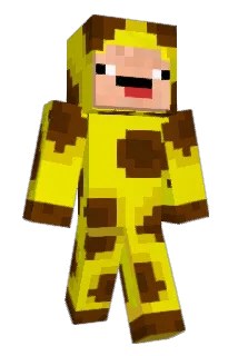 Donenified Minecraft avatar full body