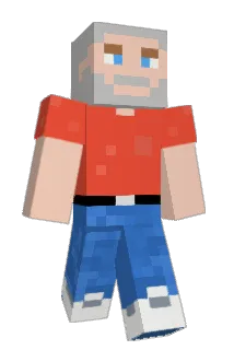 DonkBuilt Minecraft avatar full body
