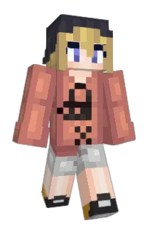 Donktimized Minecraft avatar full body