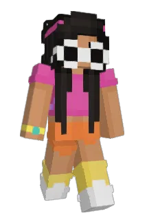 Dora Minecraft avatar full body