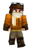DoubleDogDareMe Minecraft avatar full body