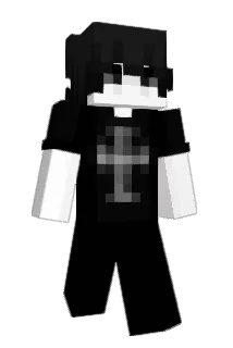 Douched Minecraft avatar full body