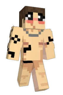 DownsitoDown Minecraft avatar full body