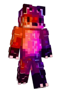 Dragon_orange Minecraft avatar full body
