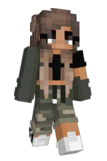 Dragondaughter Minecraft avatar full body