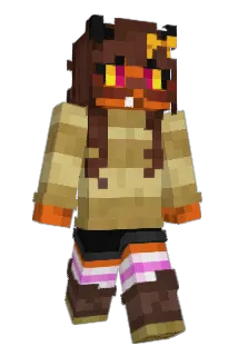 Drawceress Minecraft avatar full body
