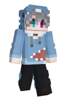 DreamShaark Minecraft avatar full body