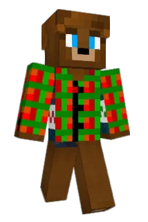 DrinkingBear Minecraft avatar full body