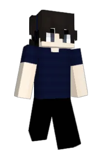 Dripping Minecraft avatar full body