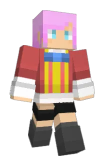 Dropchan Minecraft avatar full body