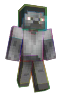 Droppeuse Minecraft avatar full body