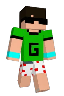 DuffXD Minecraft avatar full body