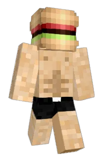 Dufflebagman Minecraft avatar full body