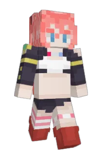 Duolinggo Minecraft avatar full body