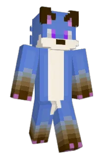 DuskBlau Minecraft avatar full body