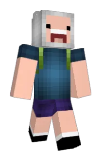 Duxz Minecraft avatar full body