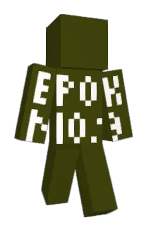 EPOK_NO_9 Minecraft avatar full body