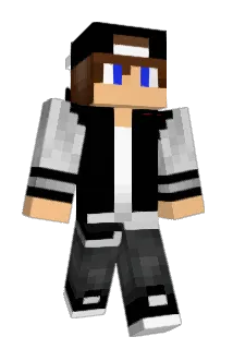 ETossed Minecraft avatar full body