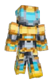 E_effect Minecraft avatar full body