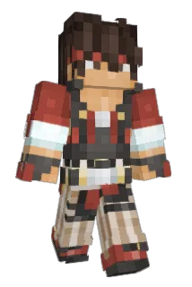 E_unHa Minecraft avatar full body
