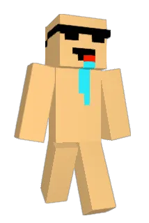 Eardrops Minecraft avatar full body