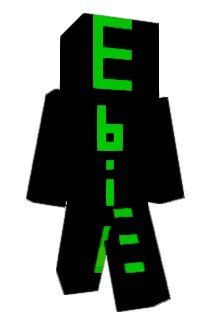 EbieMan Minecraft avatar full body