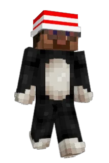 Efterbliven Minecraft avatar full body