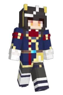 Eiseskalte Minecraft avatar full body