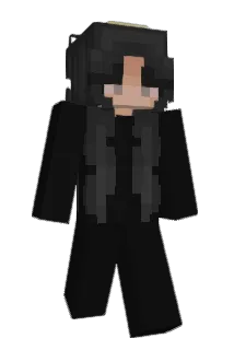 Elbowed Minecraft avatar full body