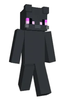 Electroplated Minecraft avatar full body