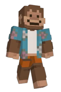 Eliorange Minecraft avatar full body