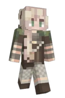 Eloqua Minecraft avatar full body