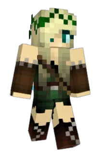 Elvikra Minecraft avatar full body